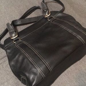 Franklin Covey leather tote